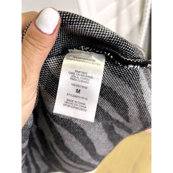 My Michelle Girl's Zebra Sweater Dress, size medium - Picture 7 of 7